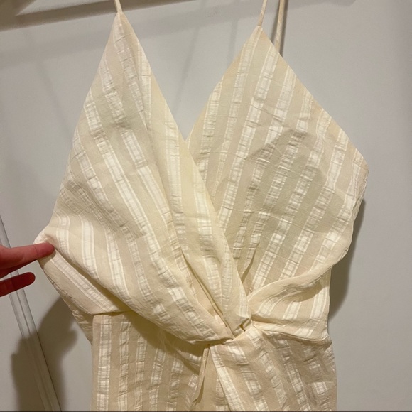 NWT Zara Striped Knotted Tunic Tank XS Blogger Fave - Picture 5 of 9